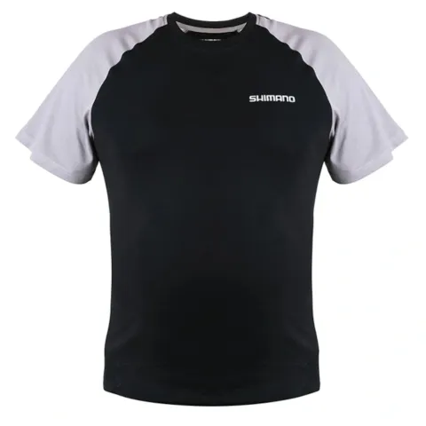 SHIMANO Tričko Short Sleeve T-Shirt Black veľkosť L